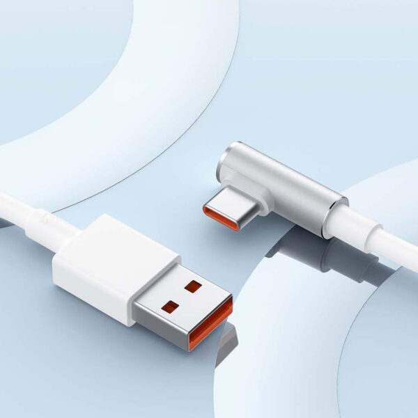 Cable de Carga Xiaomi USB-A a Tipo-C 1.5M 6A Blanco - Imagen 2