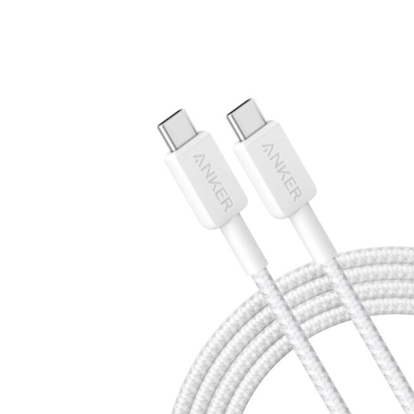 Cable Anker A81F7H21 USB-C a USB-C 3m Blanco - Imagen 2