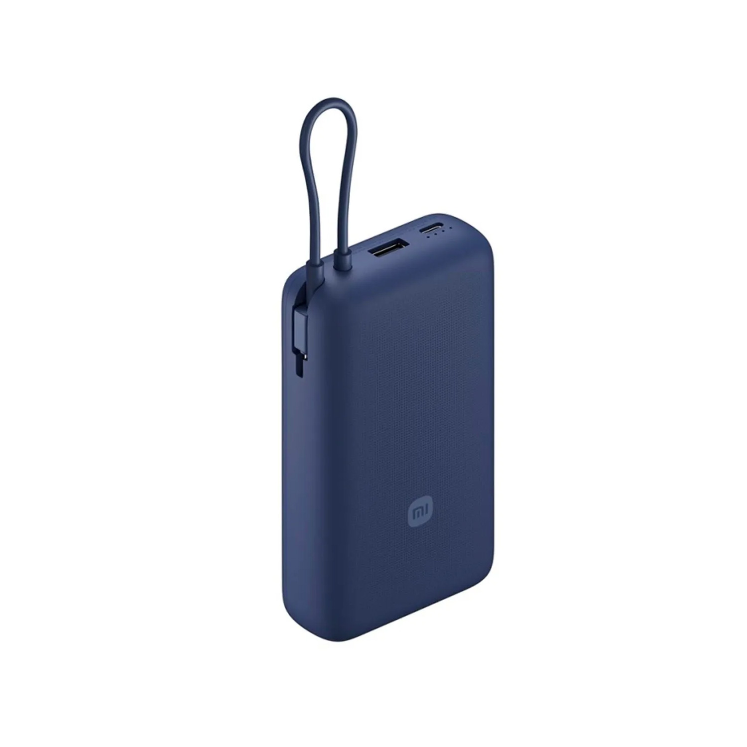 Power Bank Xiaomi 33W 20000mAh con Cable Integrado Azul - Imagen 2