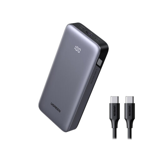 Power Bank Ugreen 30W Carga Rápida 20000mAh Negro PB532 55989B