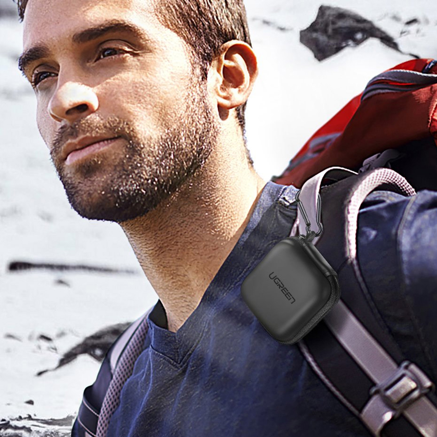 Estuche Rigido Para Auriculares Ugreen Negro 40816 - Imagen 4