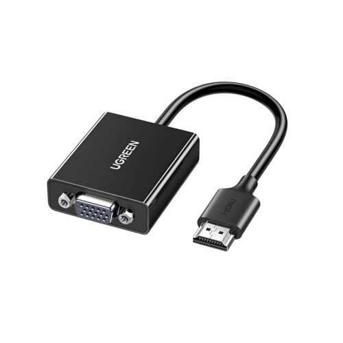 Adaptador Ugreen HDMI a VGA FHD Negro CM611-90813