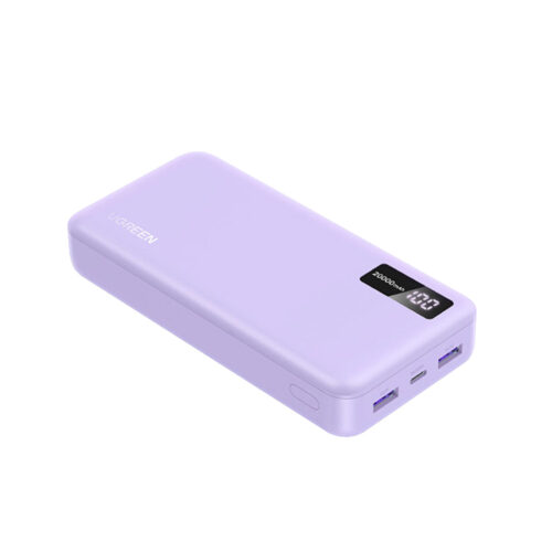 Power Bank Ugreen Carga Rapida 20000 mAh 20W Morado PB312-65590B