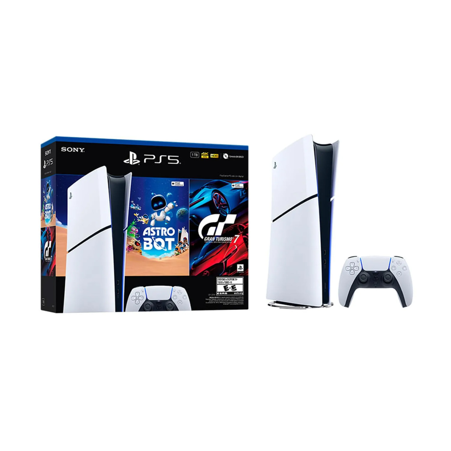 Consola PlayStation 5 Slim Digital Bundle Astro Bot y Gran Turismo 7 - Imagen 3