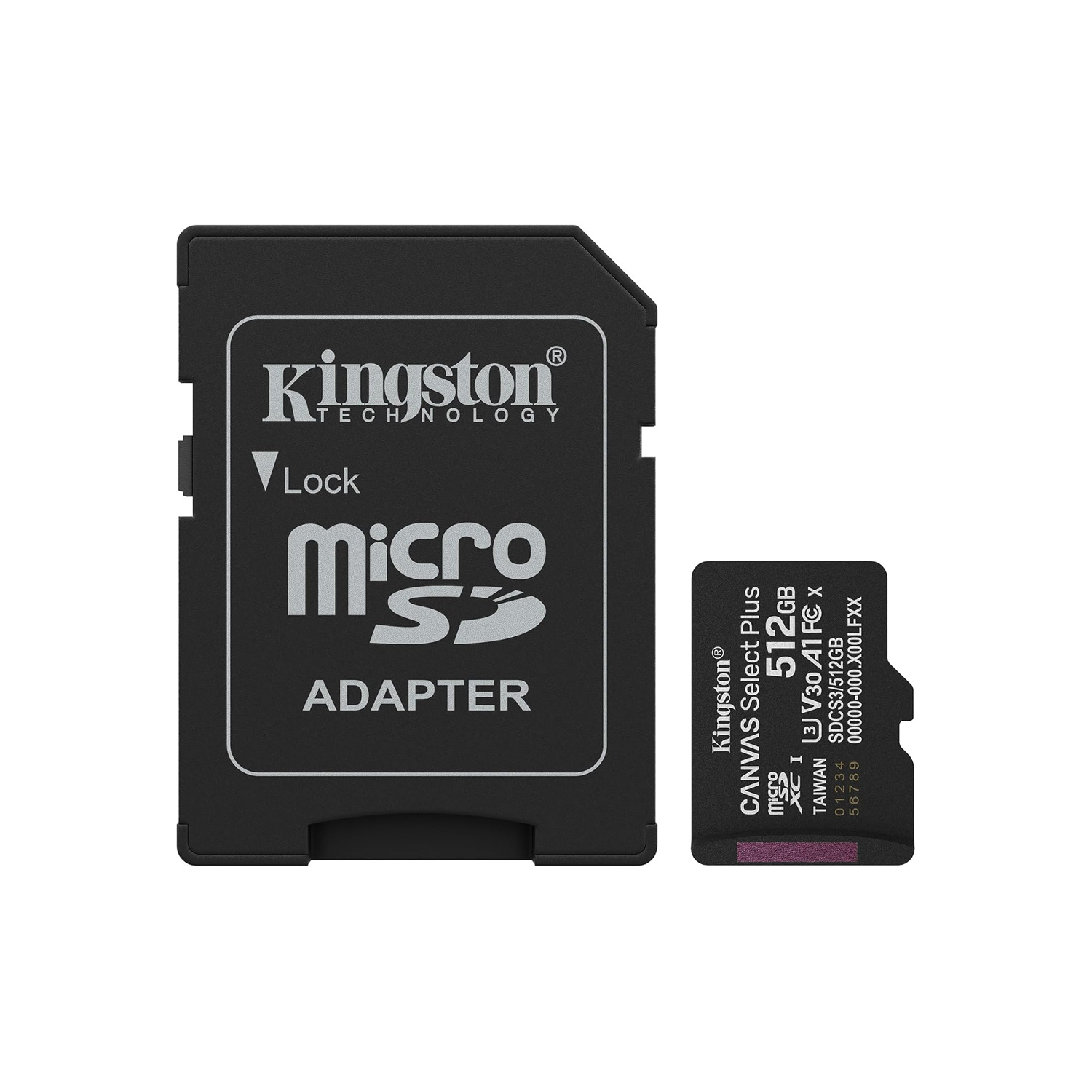 Tarjeta MicroSD Kingston 512GB Canvas Plus Gen 3 150Mbps A1 - Imagen 2