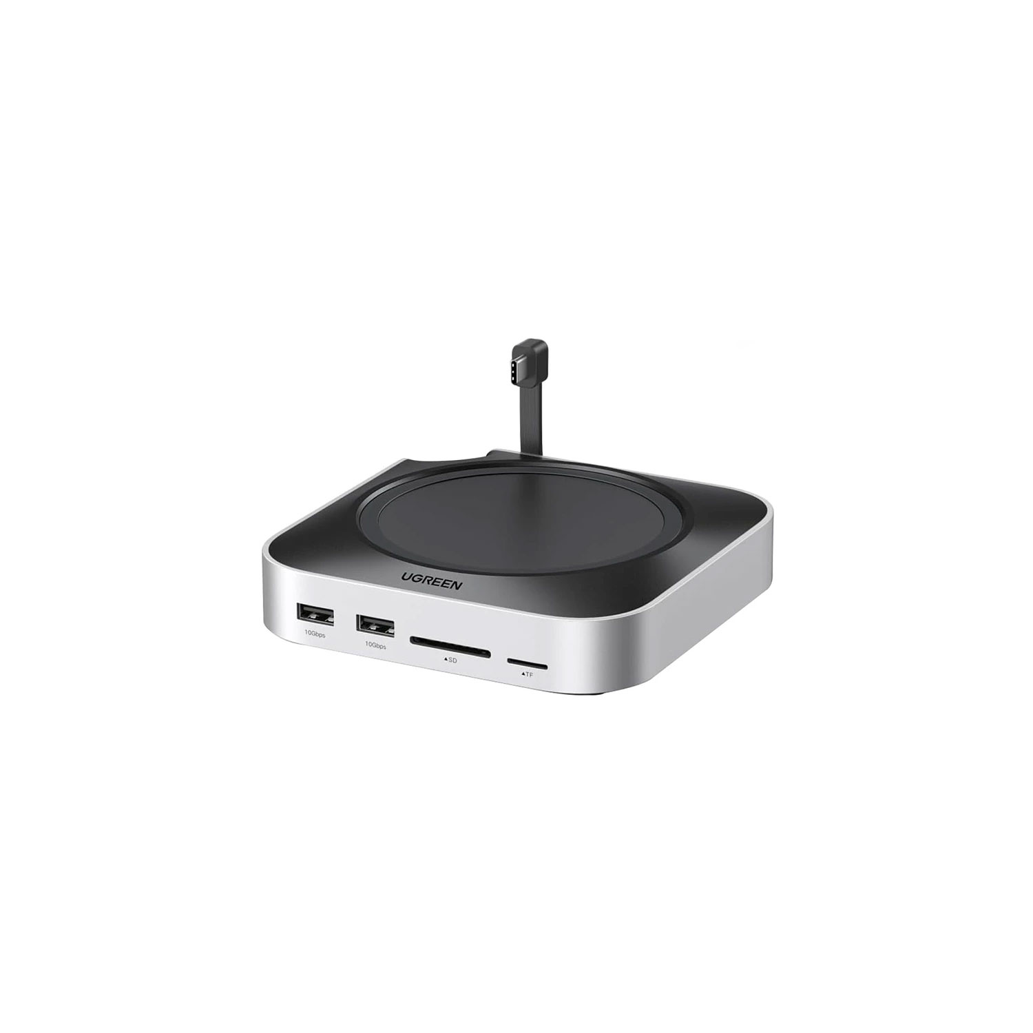 Docking Ugreen Mac Mini M4 USB-C 8 en 1 SSD NVMe 10Gbps CM841-65487 Blanco