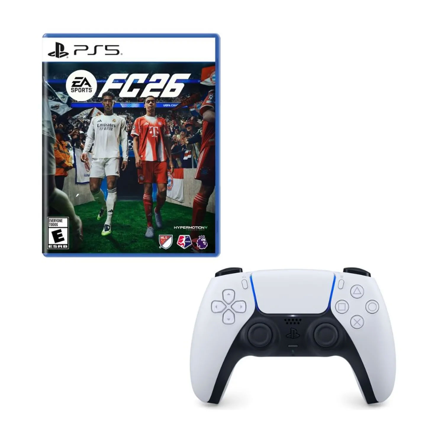 Mando DualSense Blanco + Ea Sports FC 26 Playstation 5