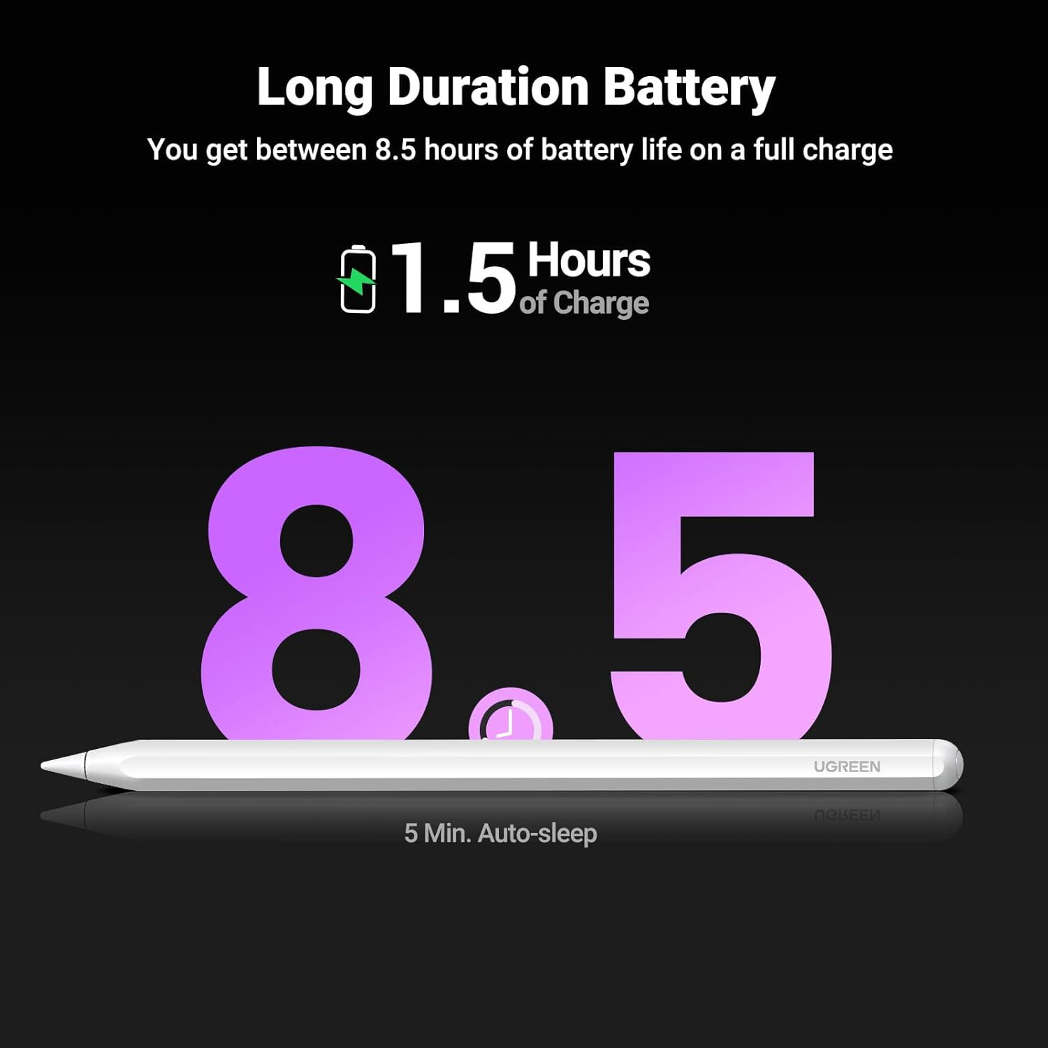 Lapiz Tactil Ugreen Smart Stylus para iPad LP653 15910 - Imagen 6