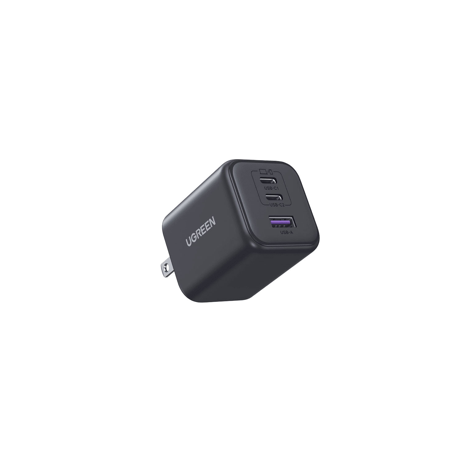Cargador Ugreen 45W GaN 3 Puertos USB-C US 65155B