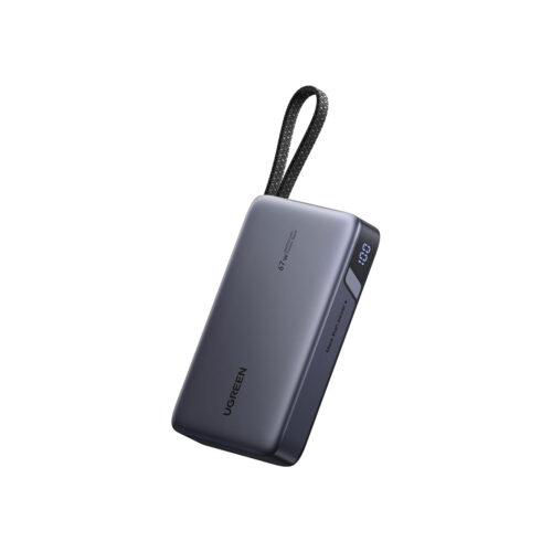 Power Bank Ugreen 67W 20000 mAh con Cable Integrado 55996B