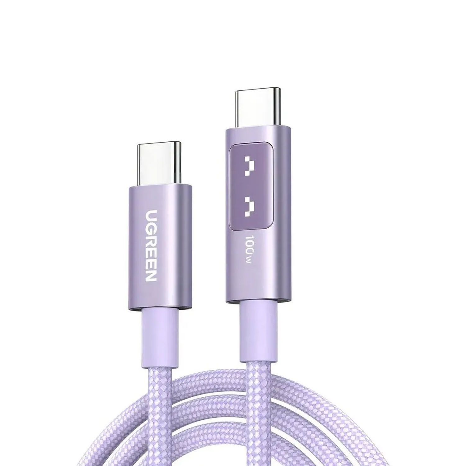 Cable Ugreen Uno Usb-C A Usb-C Pd Carga Rápida 1M Morado L509-65092 - Imagen 2