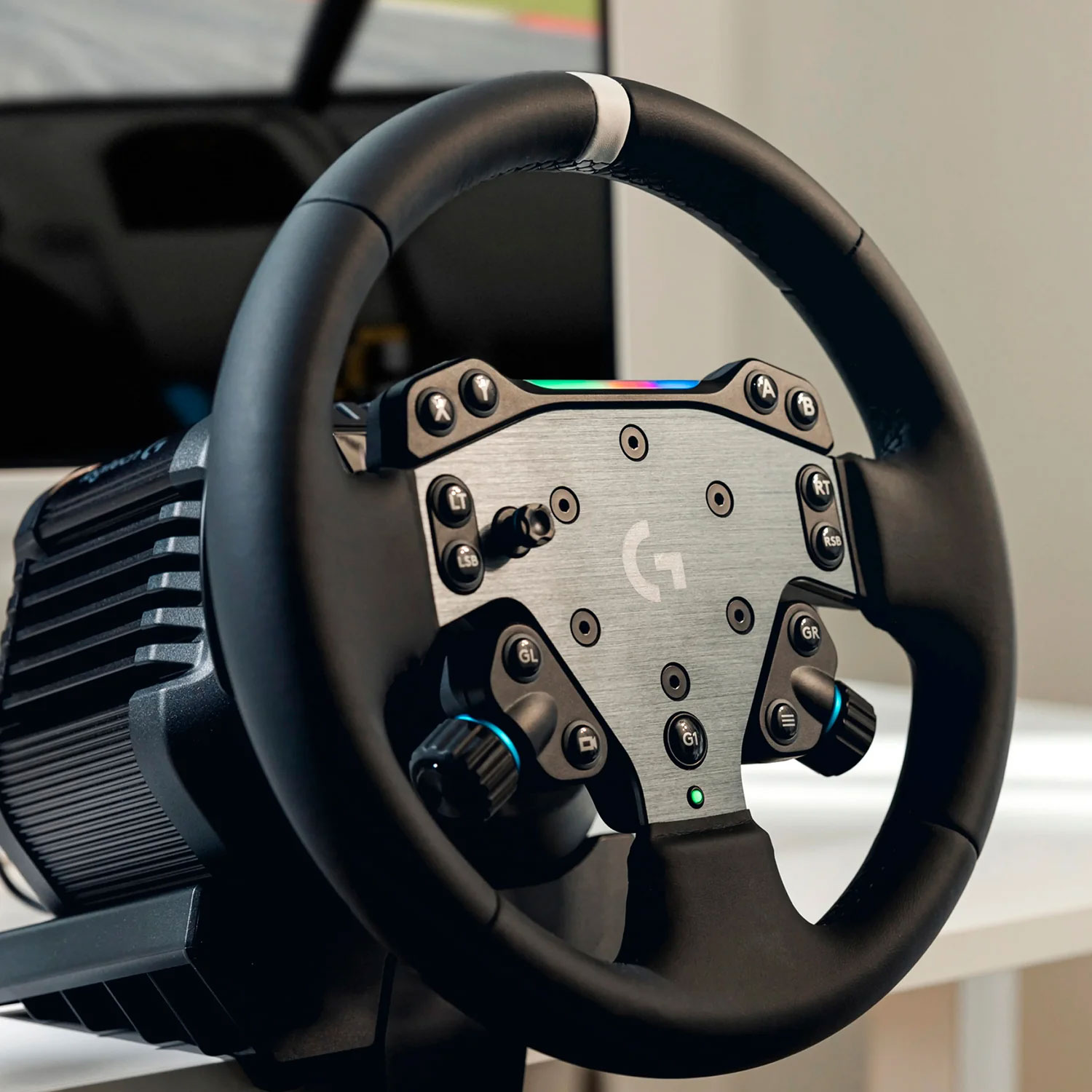 Volante Logitech Rs50 System Racing Wheel Ps5 Ps4 Pc - Imagen 5