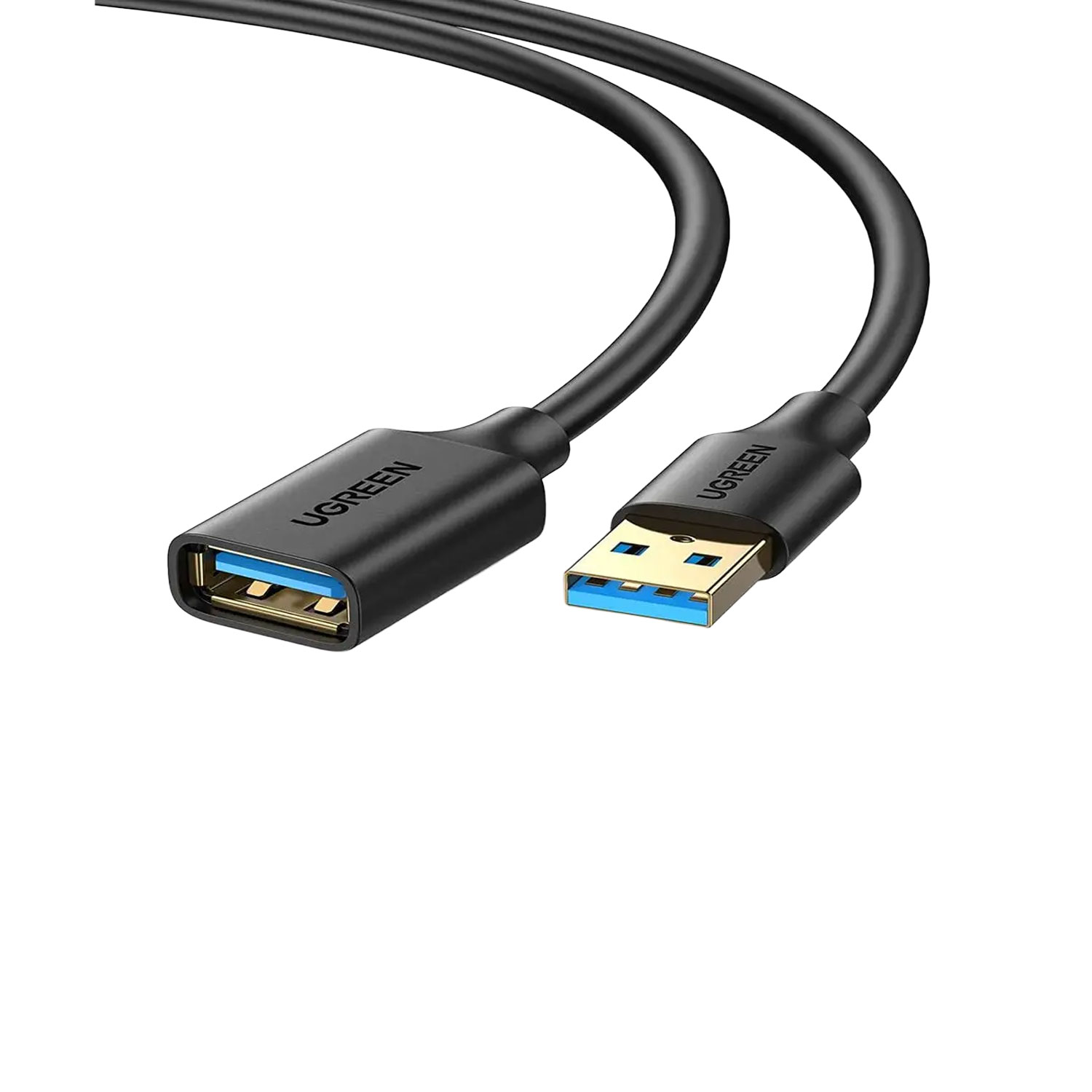 Cable De Extensión Ugreen Usb-A Macho A Usb-A Hembra 1M Negro Us129-10368