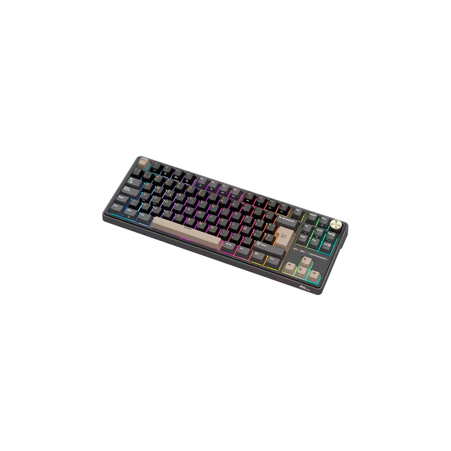 Teclado Gamer Royal Kludge Rk-R87Pro Tkl Cableado Phantom Creamy Switch - Imagen 2