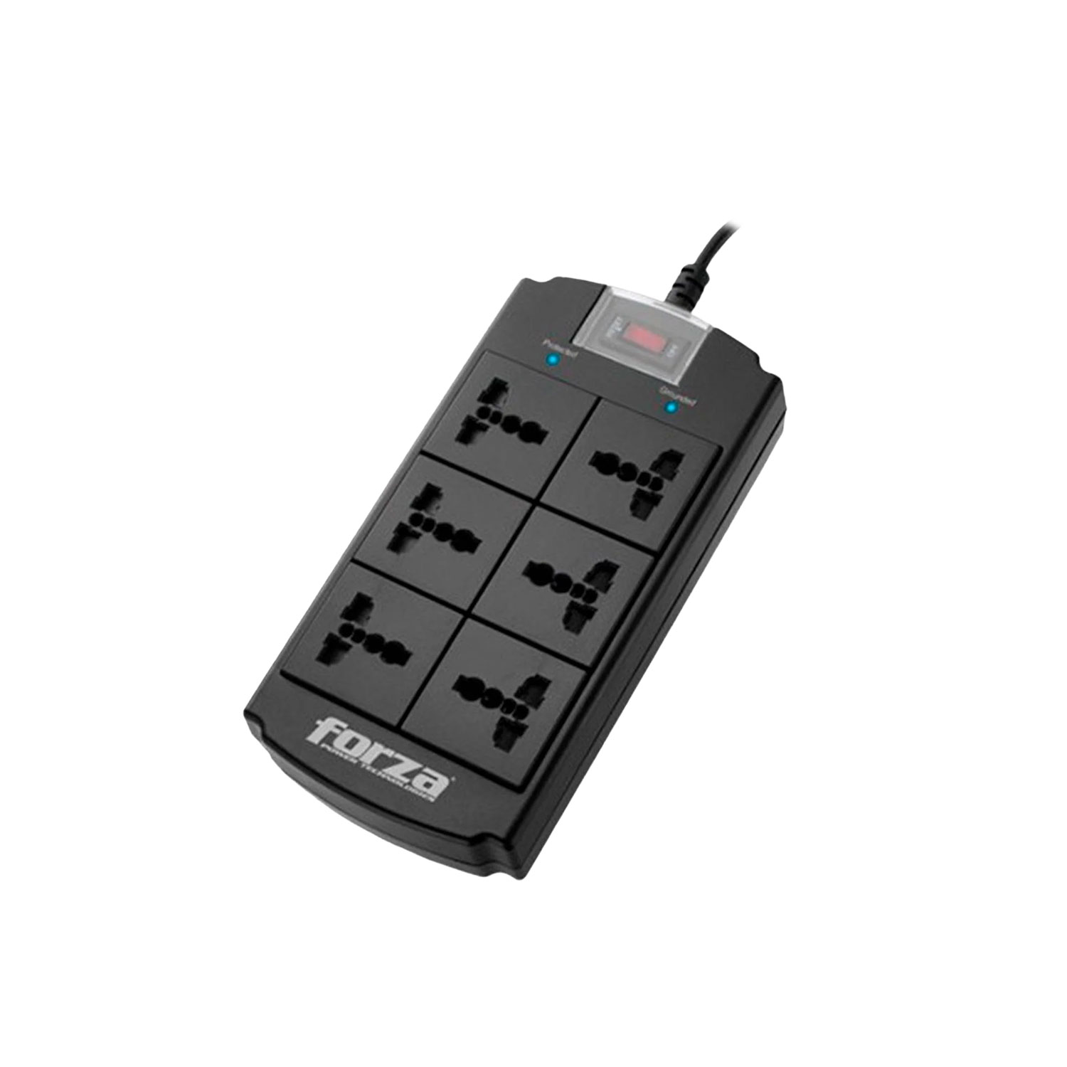 Forza Universal Surge Protector 6 Outlet Nema Plug 110/240W